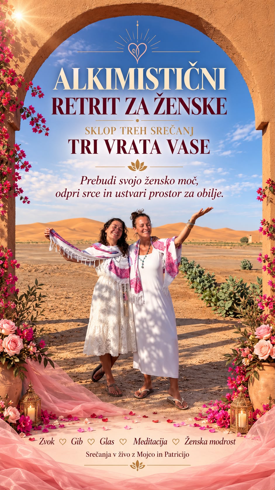 Mojca in Patricija – Alkimistični retrit za ženske, Tri vrata vase